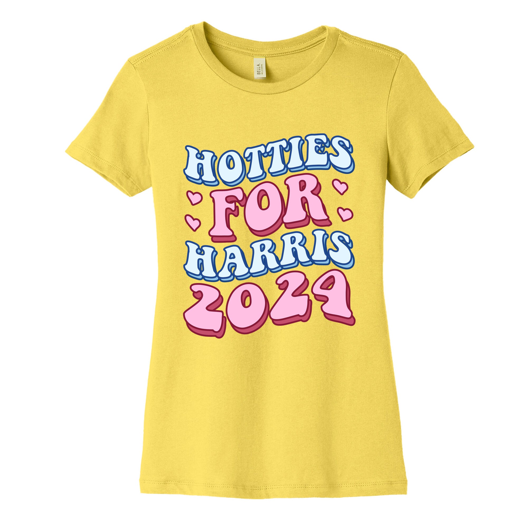 Hotties for Harris 2024 Womens Cotton Tee