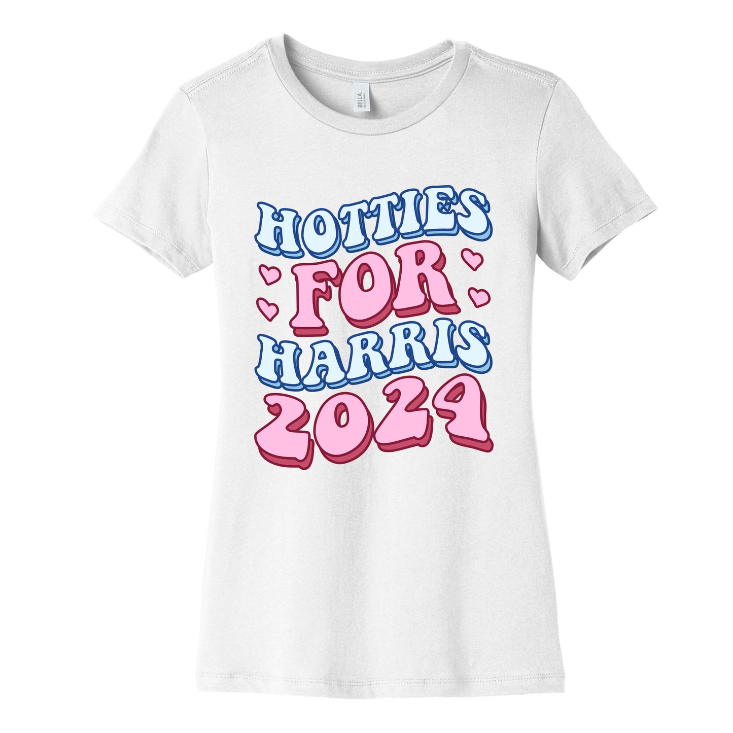 Hotties for Harris 2024 Womens Cotton Tee