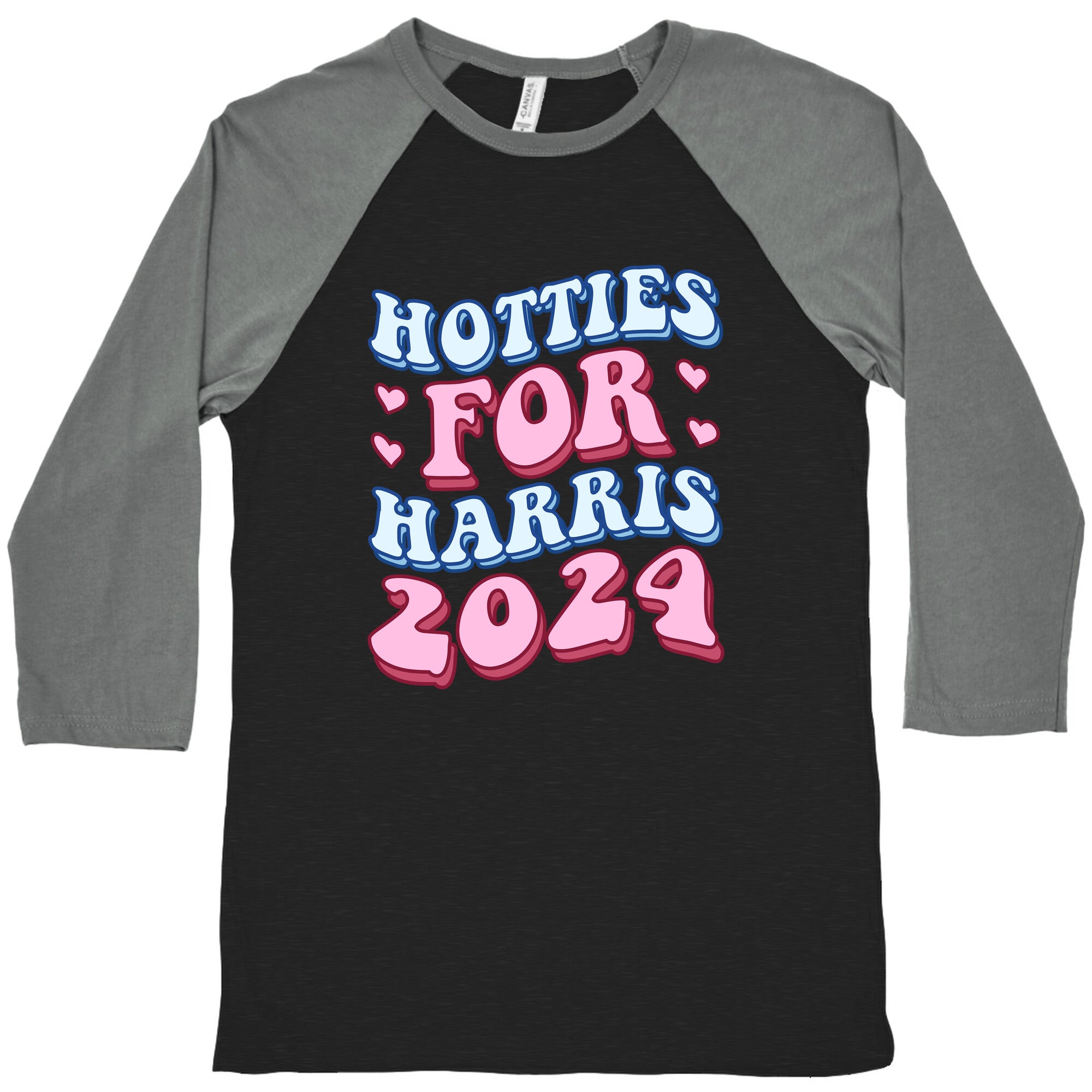 Hotties for Harris 2024 Baseball Tee