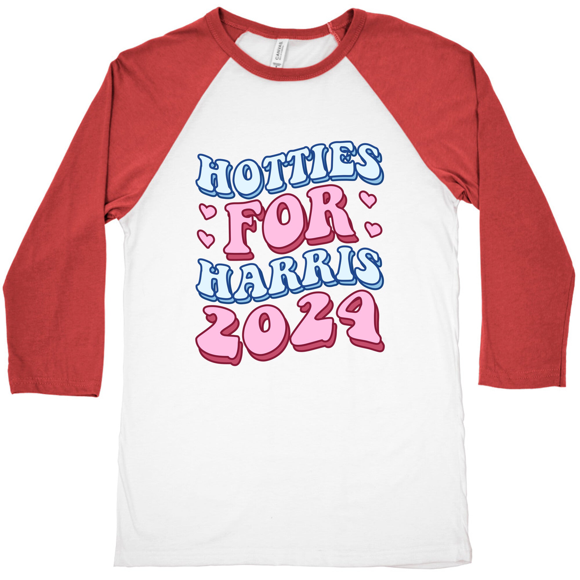 Hotties for Harris 2024 Baseball Tee
