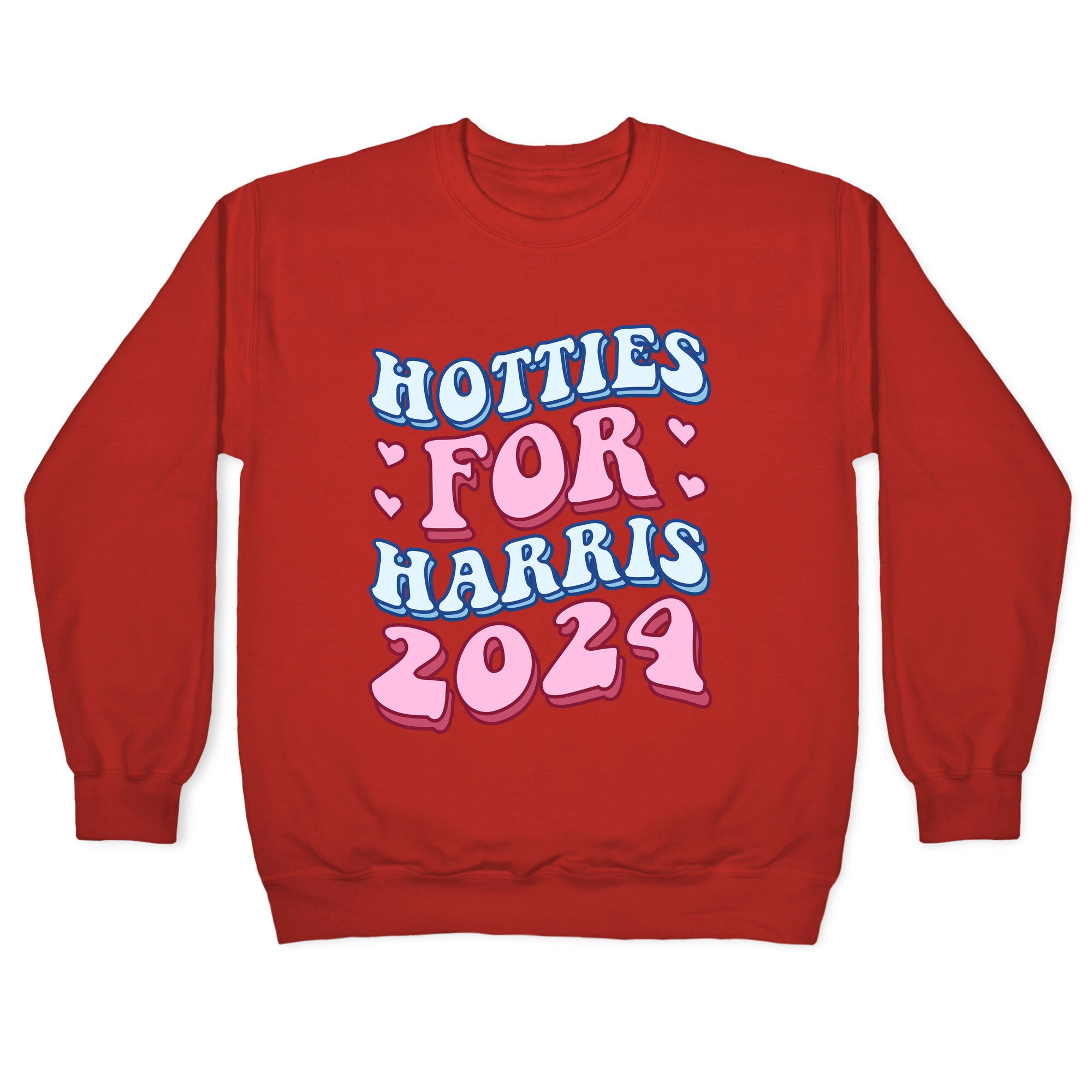 Hotties for Harris 2024 Crewneck Sweatshirt