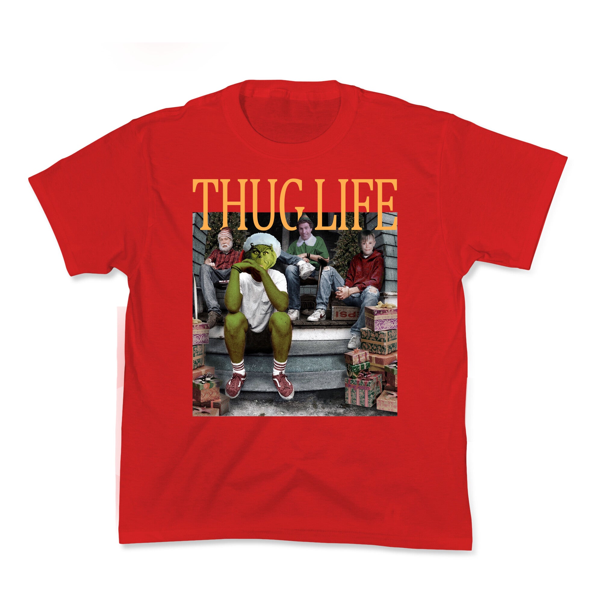 Thug Life Christmas Kids Tee