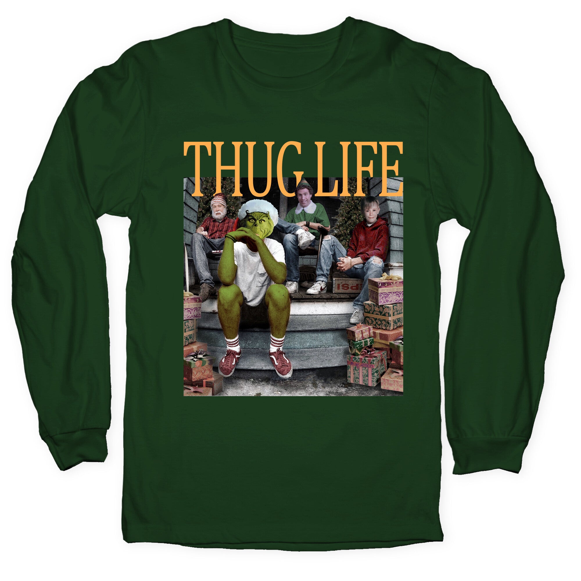 Thug Life Christmas Longsleeve Tee