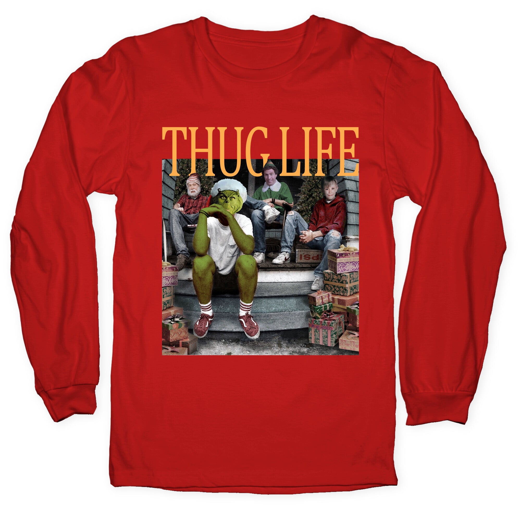 Thug Life Christmas Longsleeve Tee