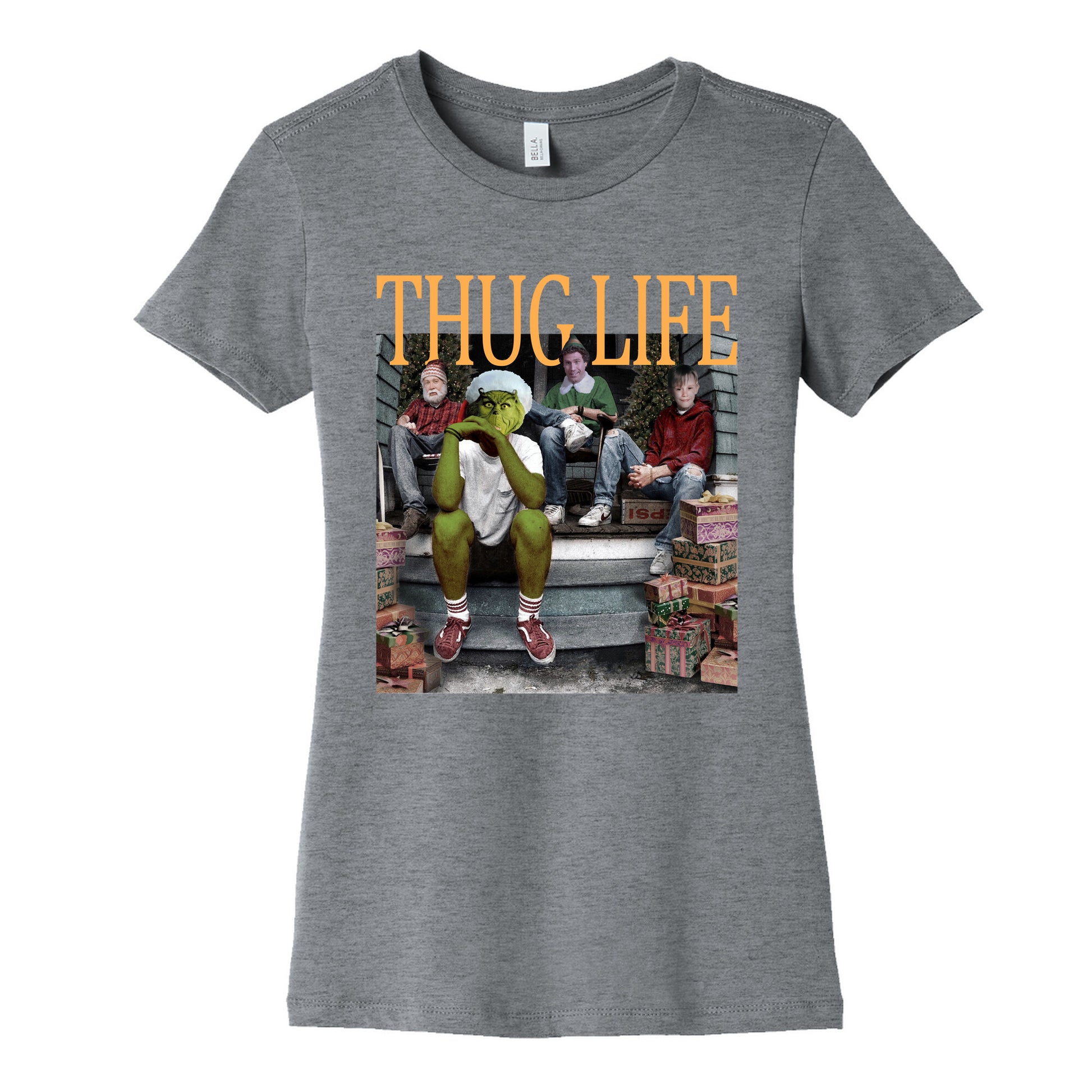 Thug Life Christmas Womens Cotton Tee