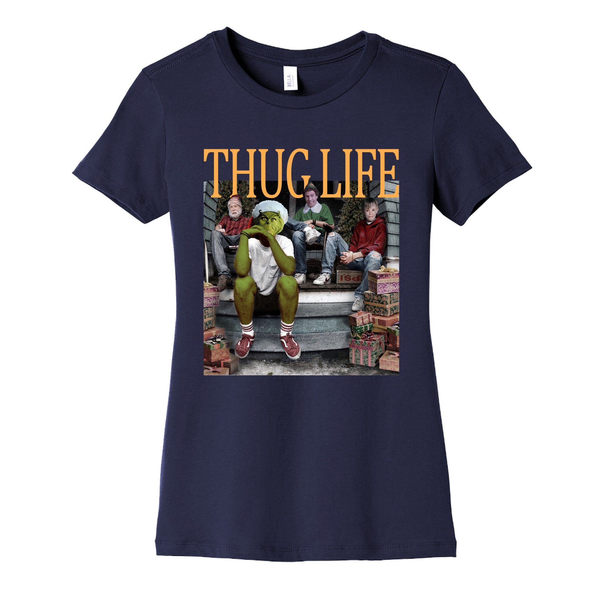 Thug Life Christmas Womens Cotton Tee