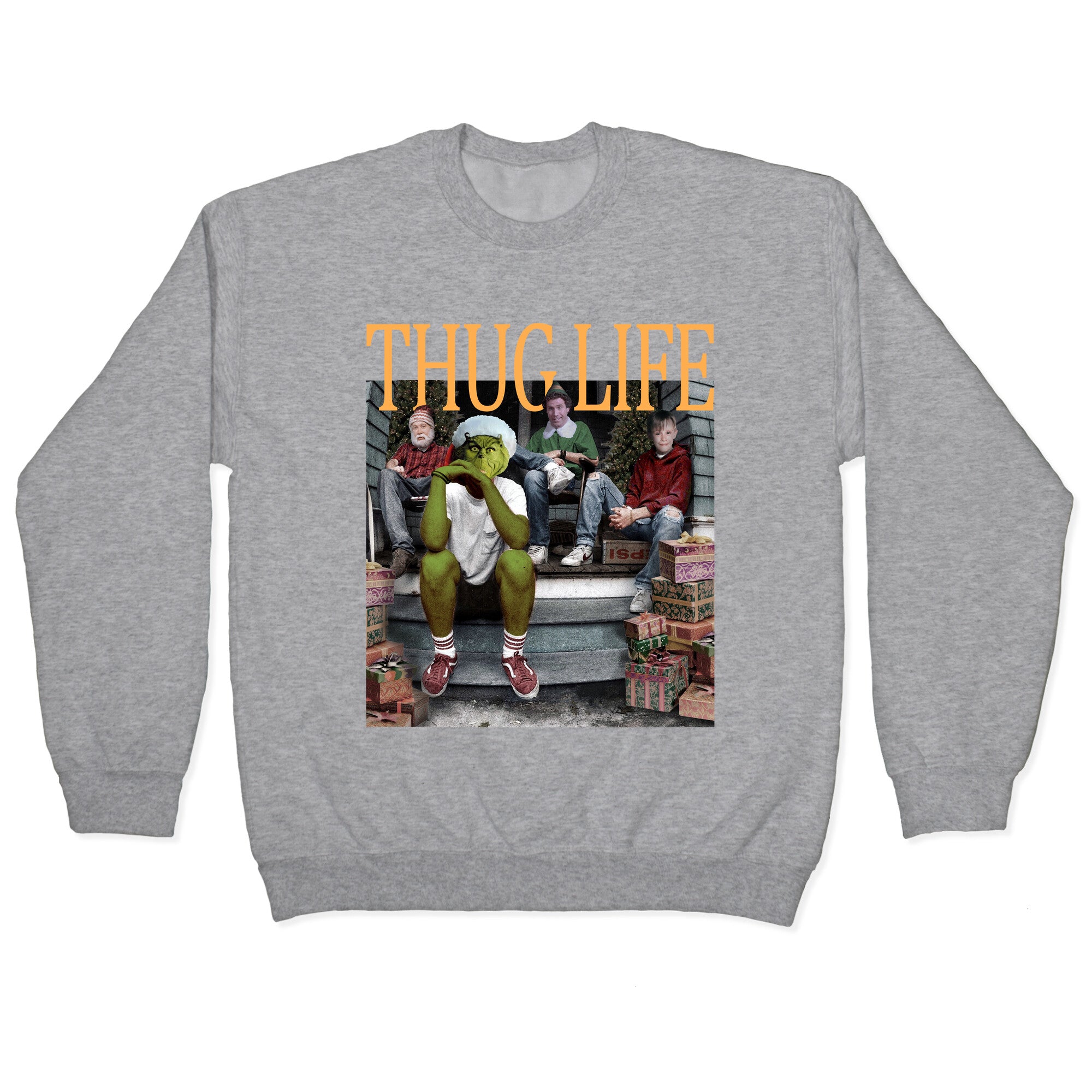 Thug Life Christmas Crewneck Sweatshirt