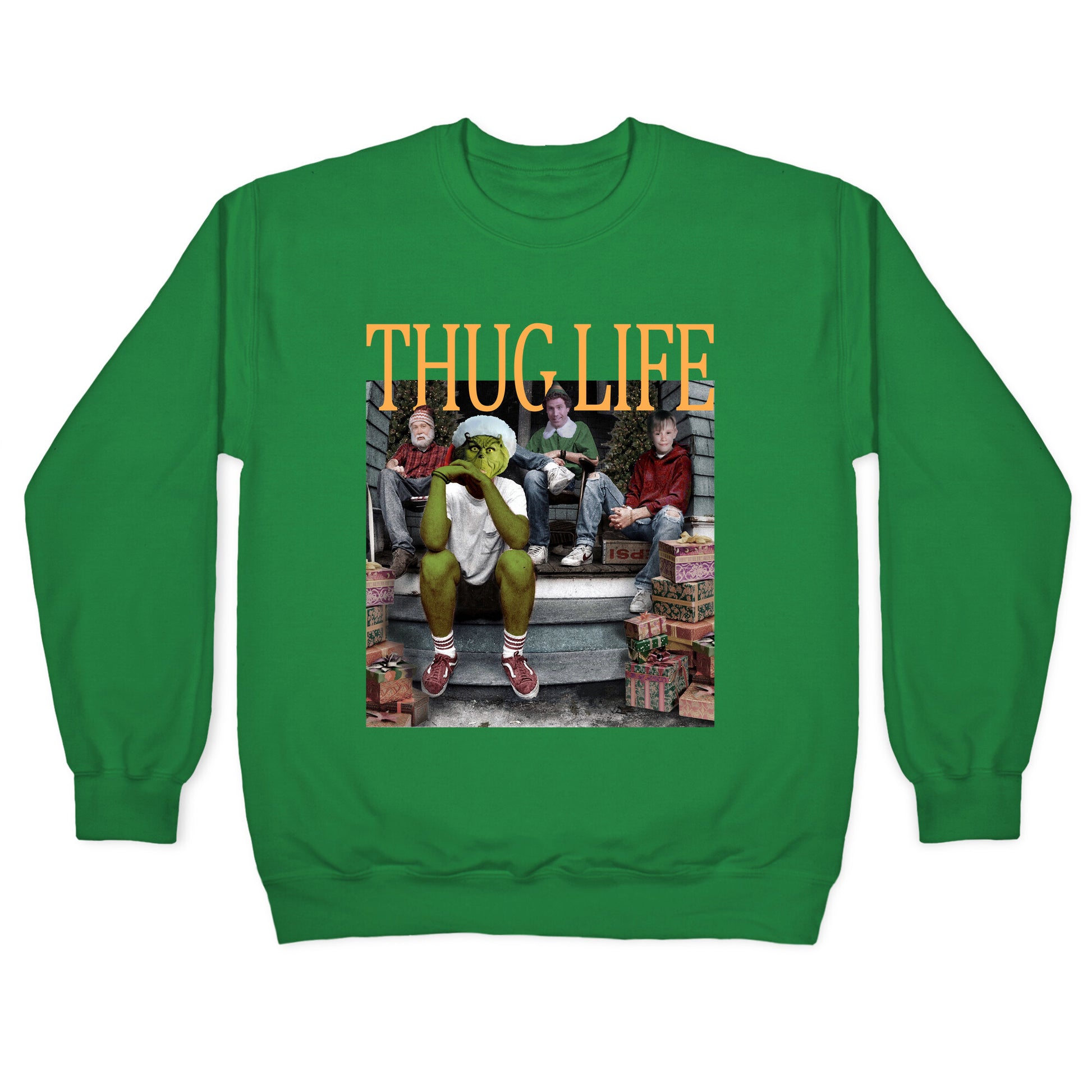 Thug Life Christmas Crewneck Sweatshirt