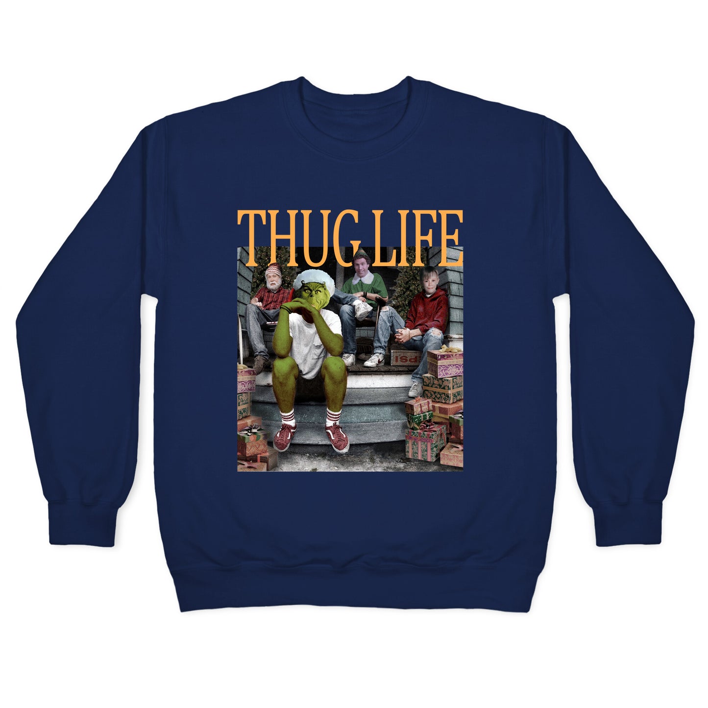 Thug Life Christmas Crewneck Sweatshirt