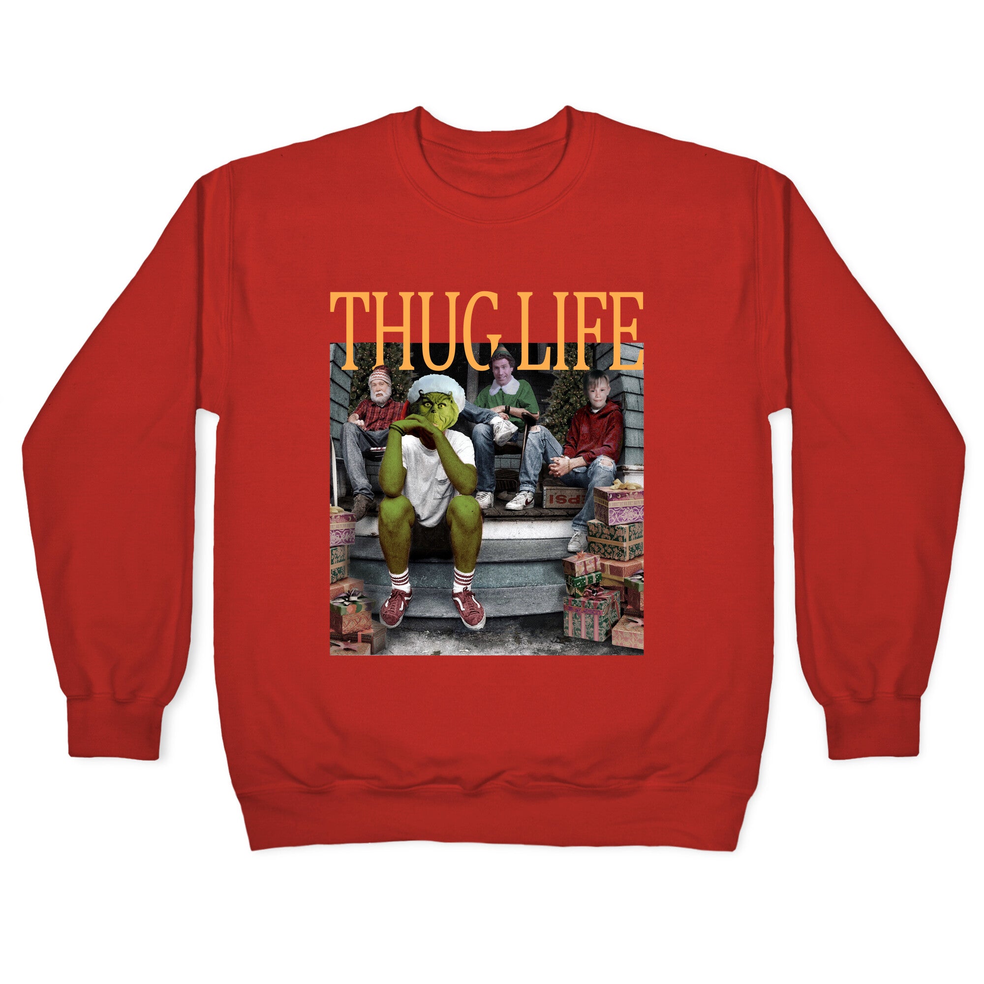 Thug Life Christmas Crewneck Sweatshirt