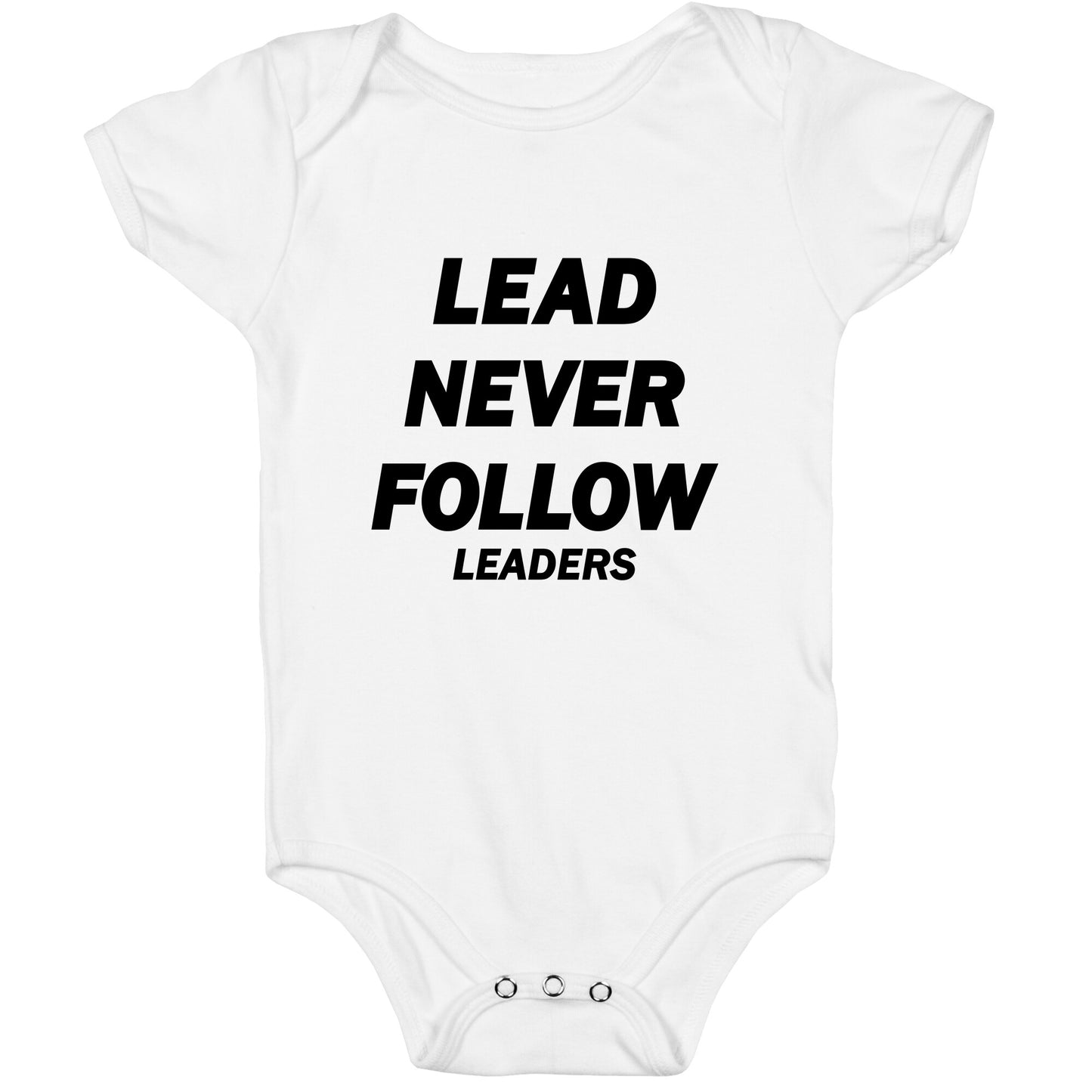Lead Never Follow Baby One-Piece