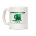 Freak in the Sheets Excel Coffee Mug
