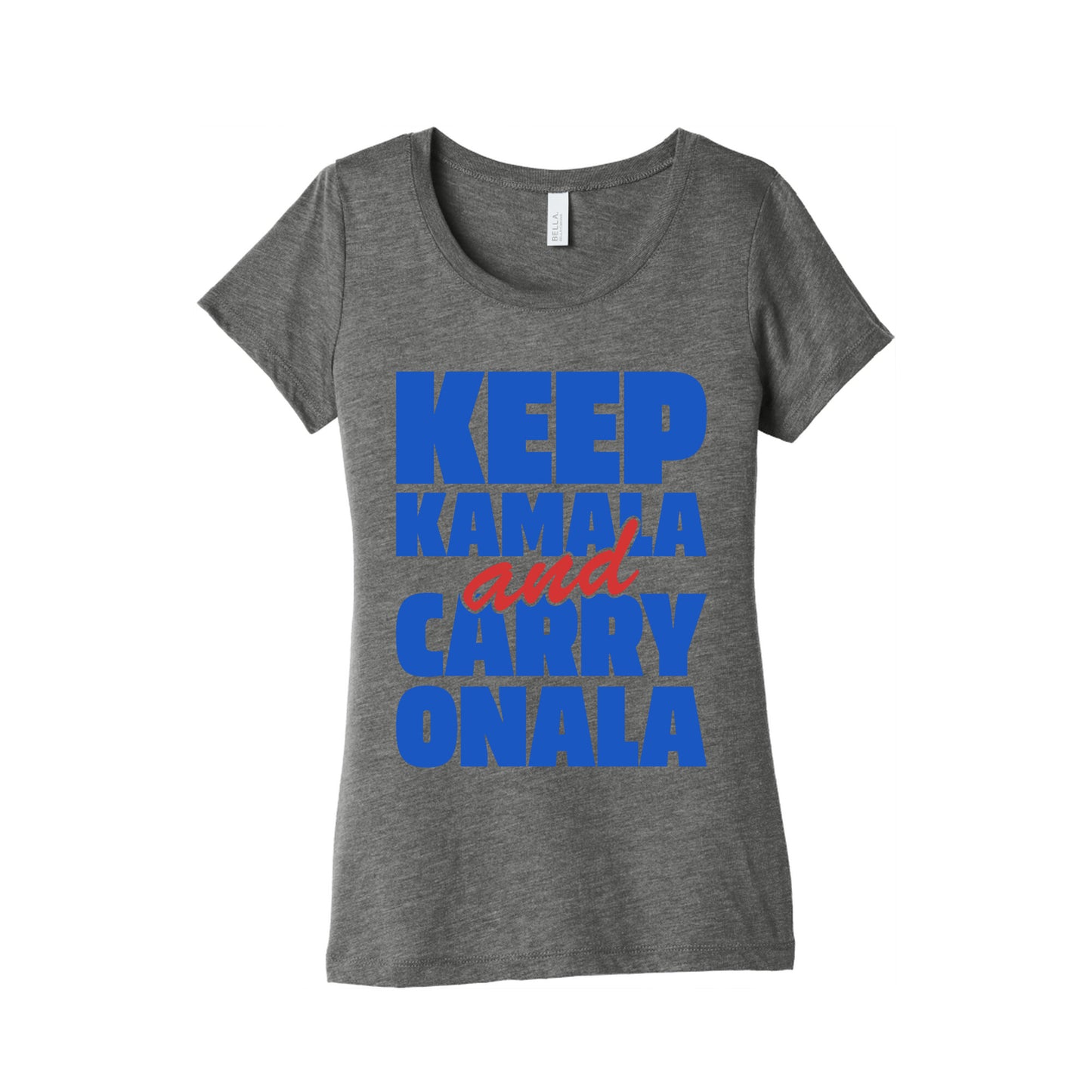 Keep Kamala and Carry Onala Womens Triblend Tee