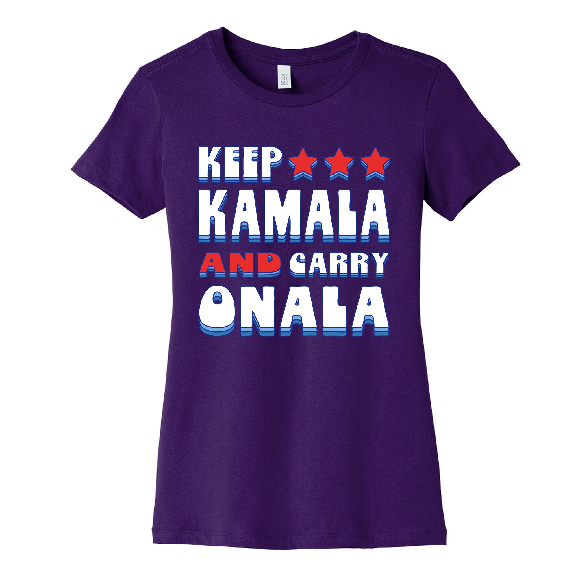 Keep Kamala and Carry Onala Womens Cotton Tee