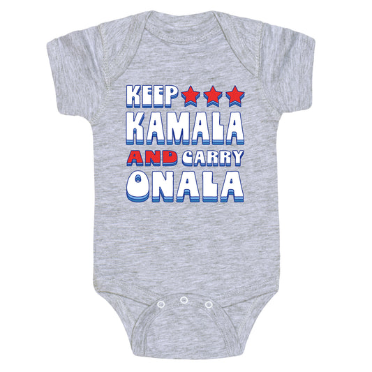Keep Kamala and Carry Onala Baby One-Piece
