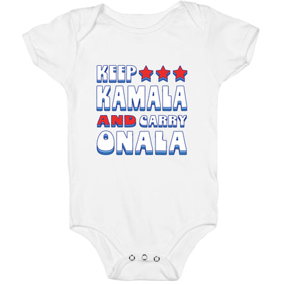 Keep Kamala and Carry Onala Baby One-Piece