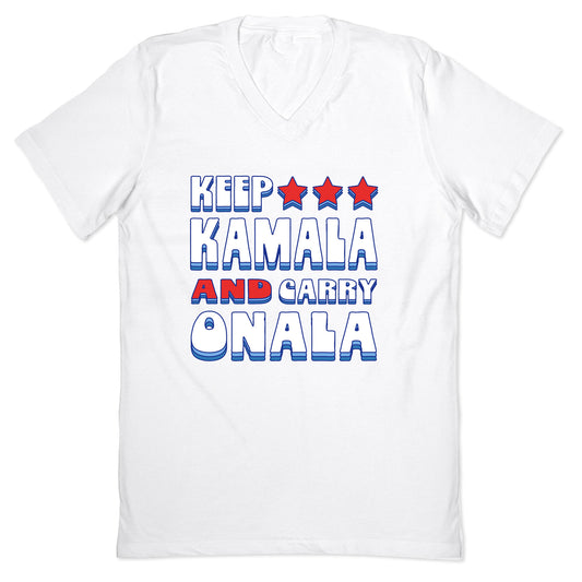 Keep Kamala and Carry Onala V-Neck