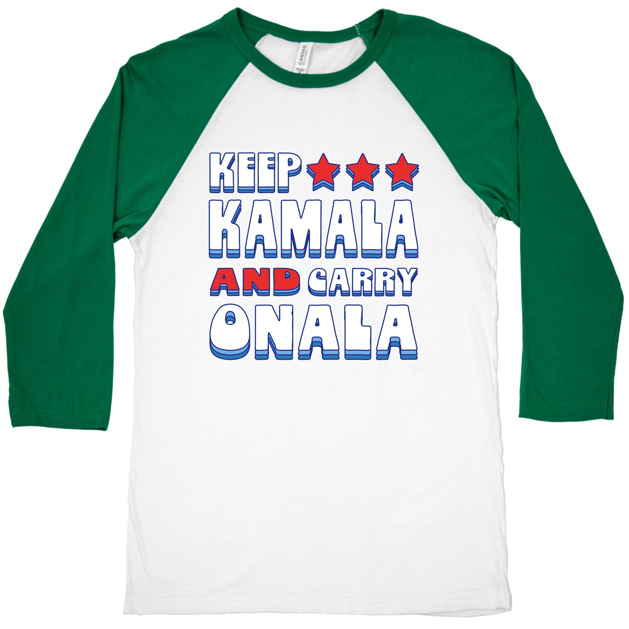 Keep Kamala and Carry Onala Baseball Tee