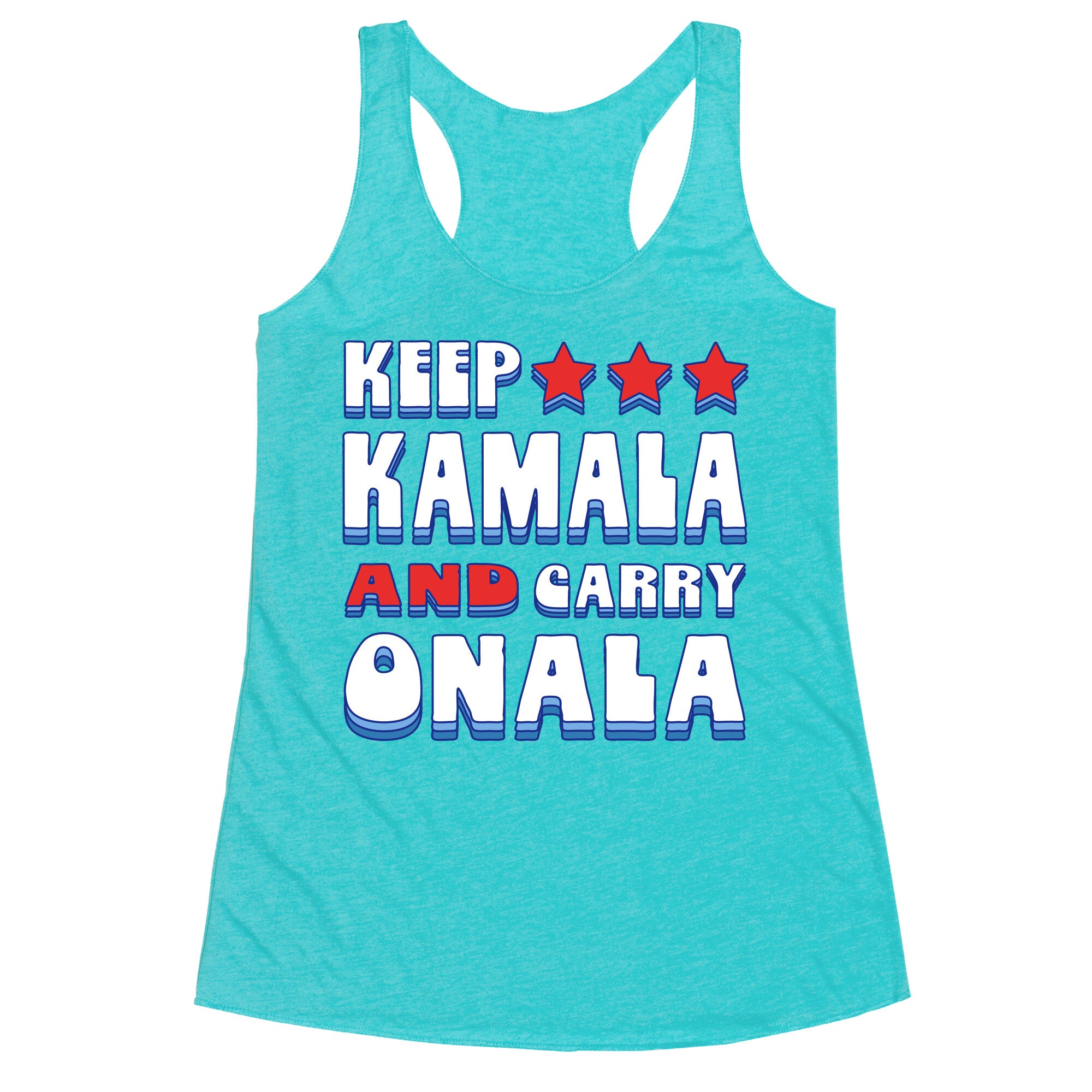 Keep Kamala and Carry Onala Racerback Tank