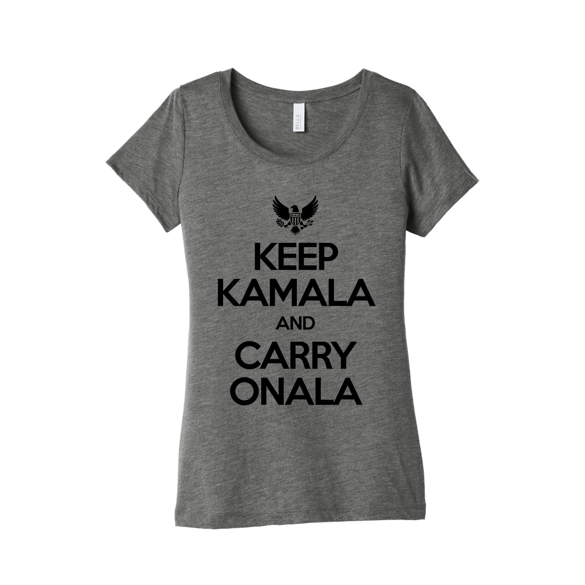 Keep Kamala and Carry Onala Womens Triblend Tee