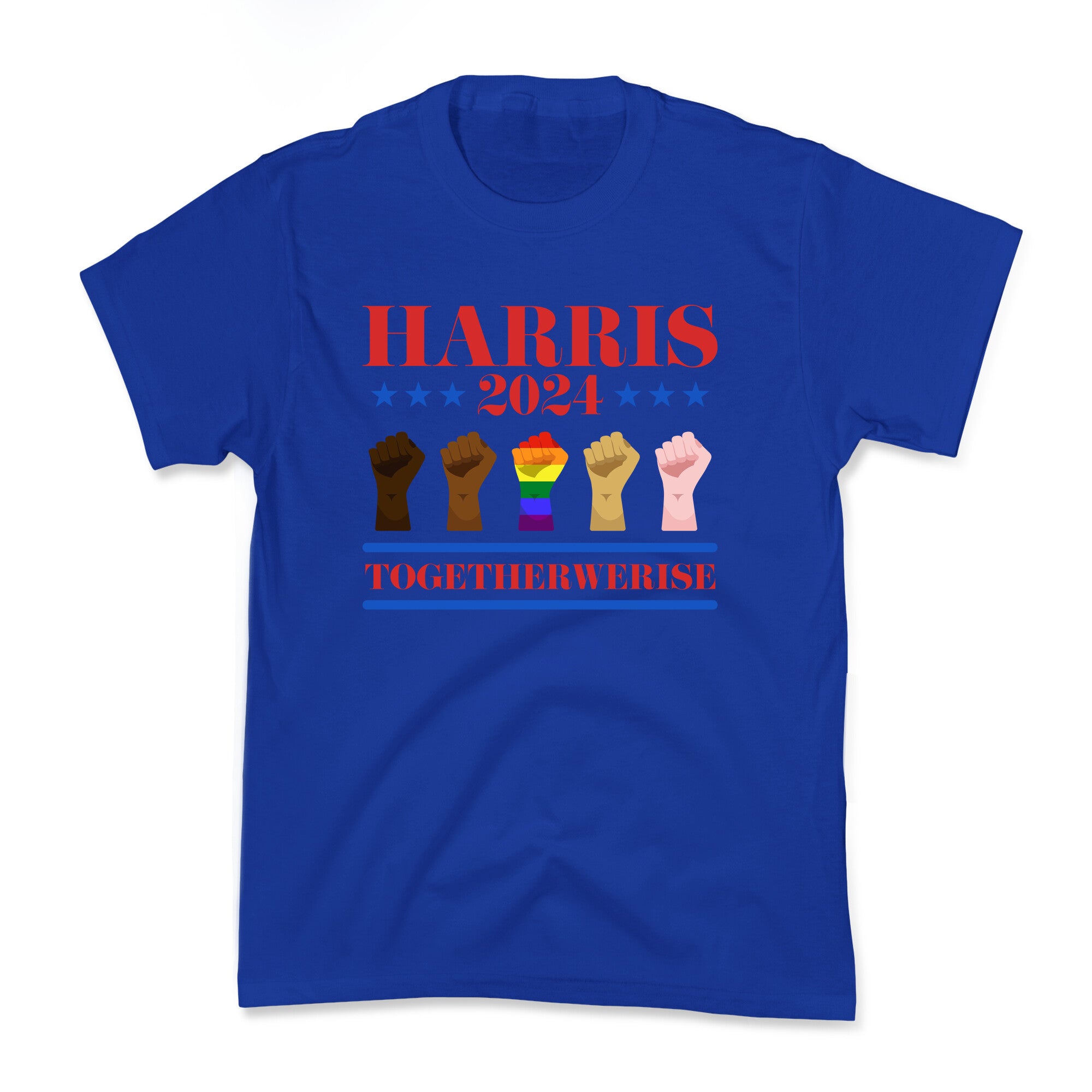Together We Rise Harris 2024 Kids Tee