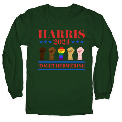 Together We Rise Harris 2024 Longsleeve Tee