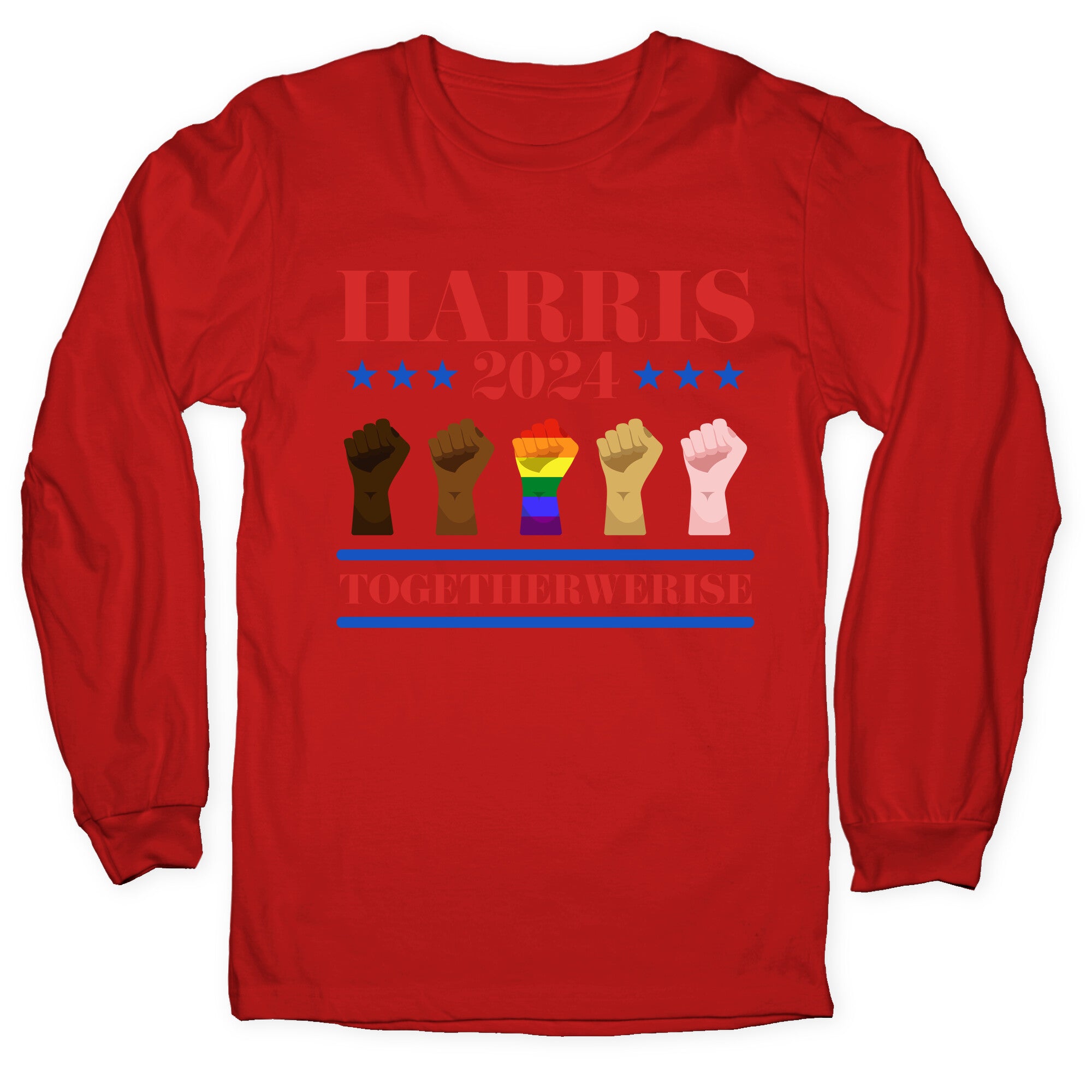 Together We Rise Harris 2024 Longsleeve Tee