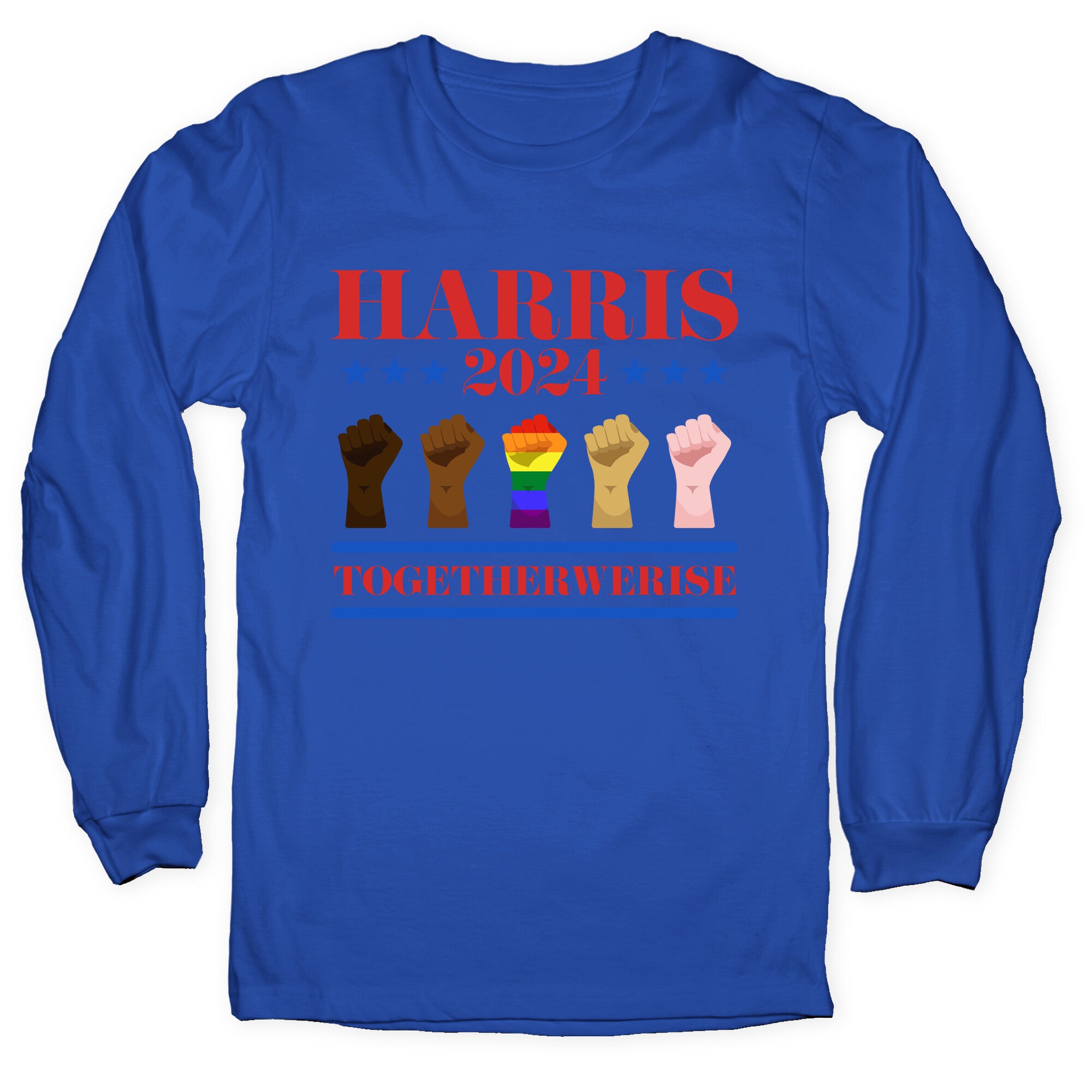 Together We Rise Harris 2024 Longsleeve Tee