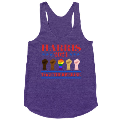 Together We Rise Harris 2024 Racerback Tank