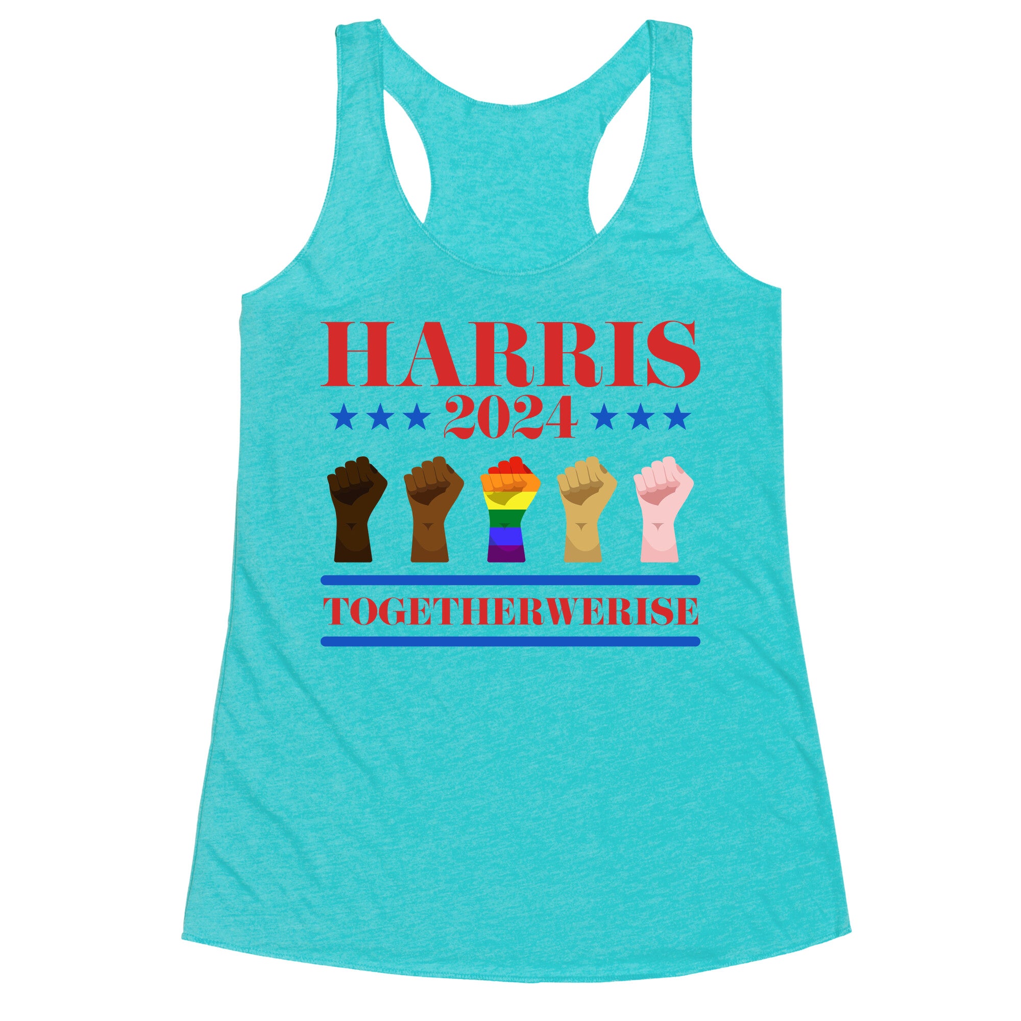 Together We Rise Harris 2024 Racerback Tank
