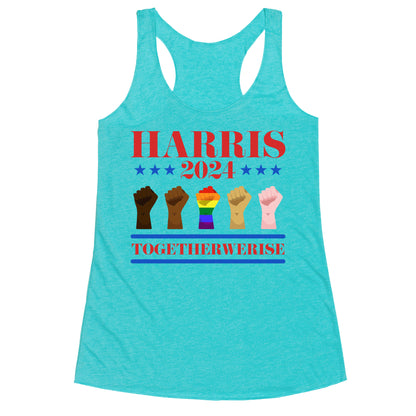 Together We Rise Harris 2024 Racerback Tank