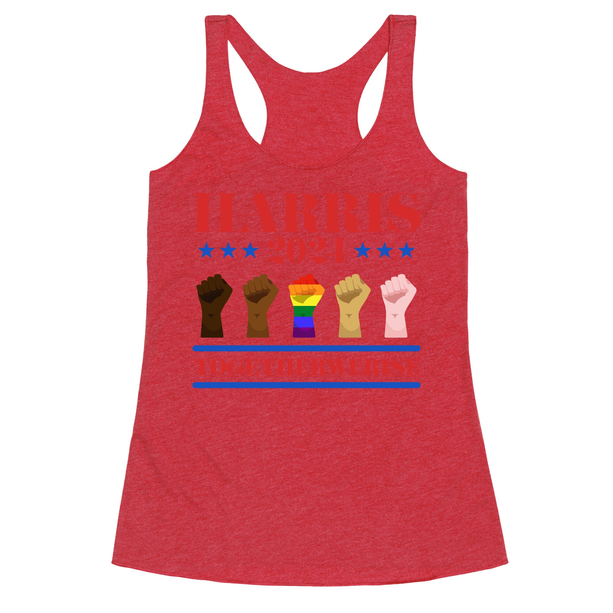Together We Rise Harris 2024 Racerback Tank