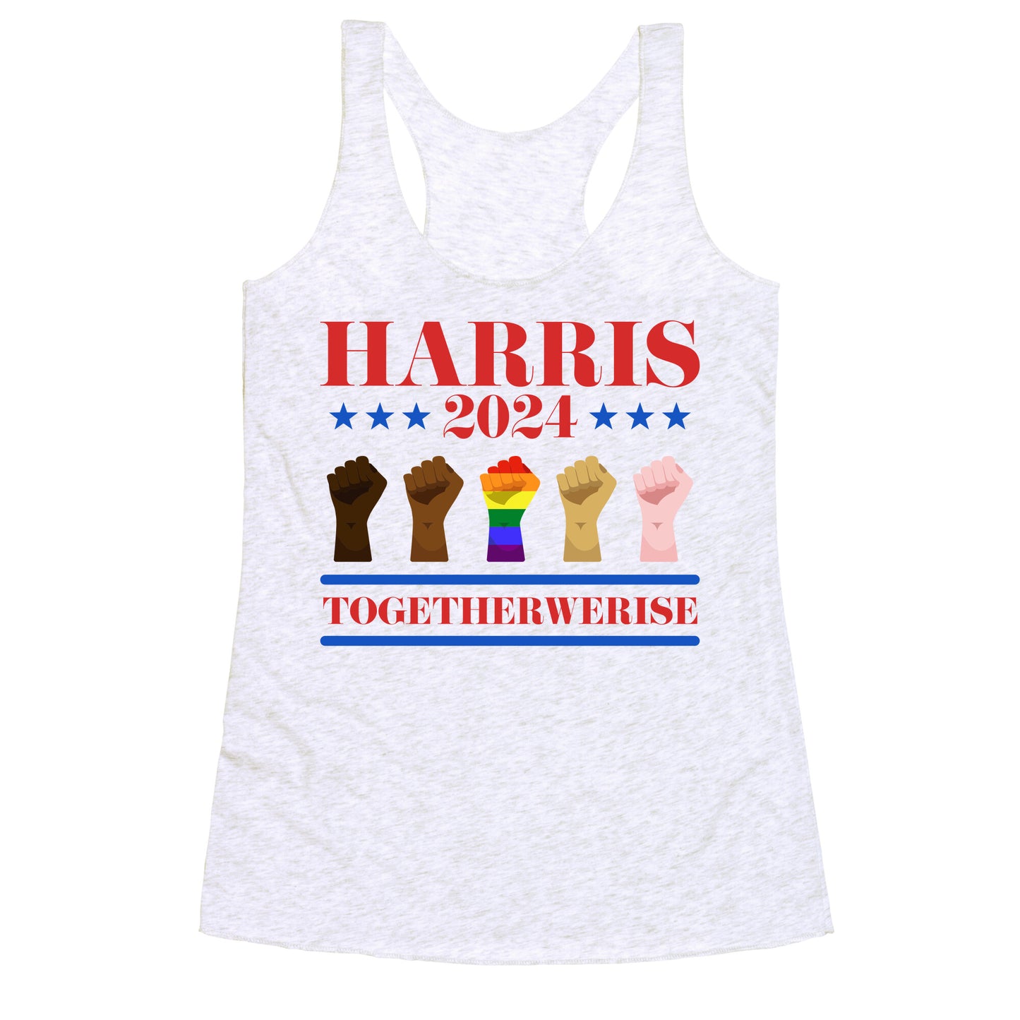 Together We Rise Harris 2024 Racerback Tank