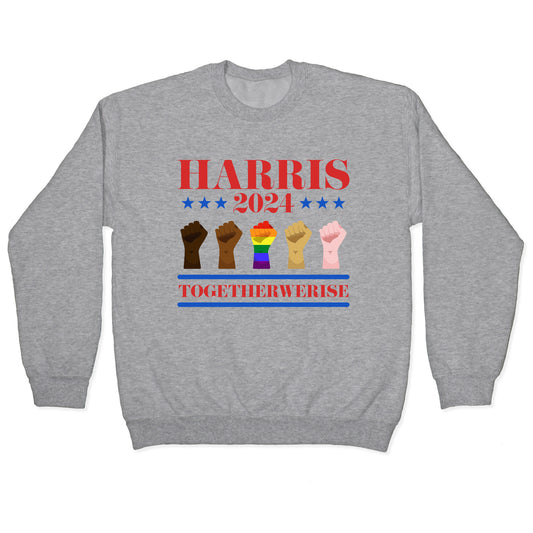 Together We Rise Harris 2024 Crewneck Sweatshirt