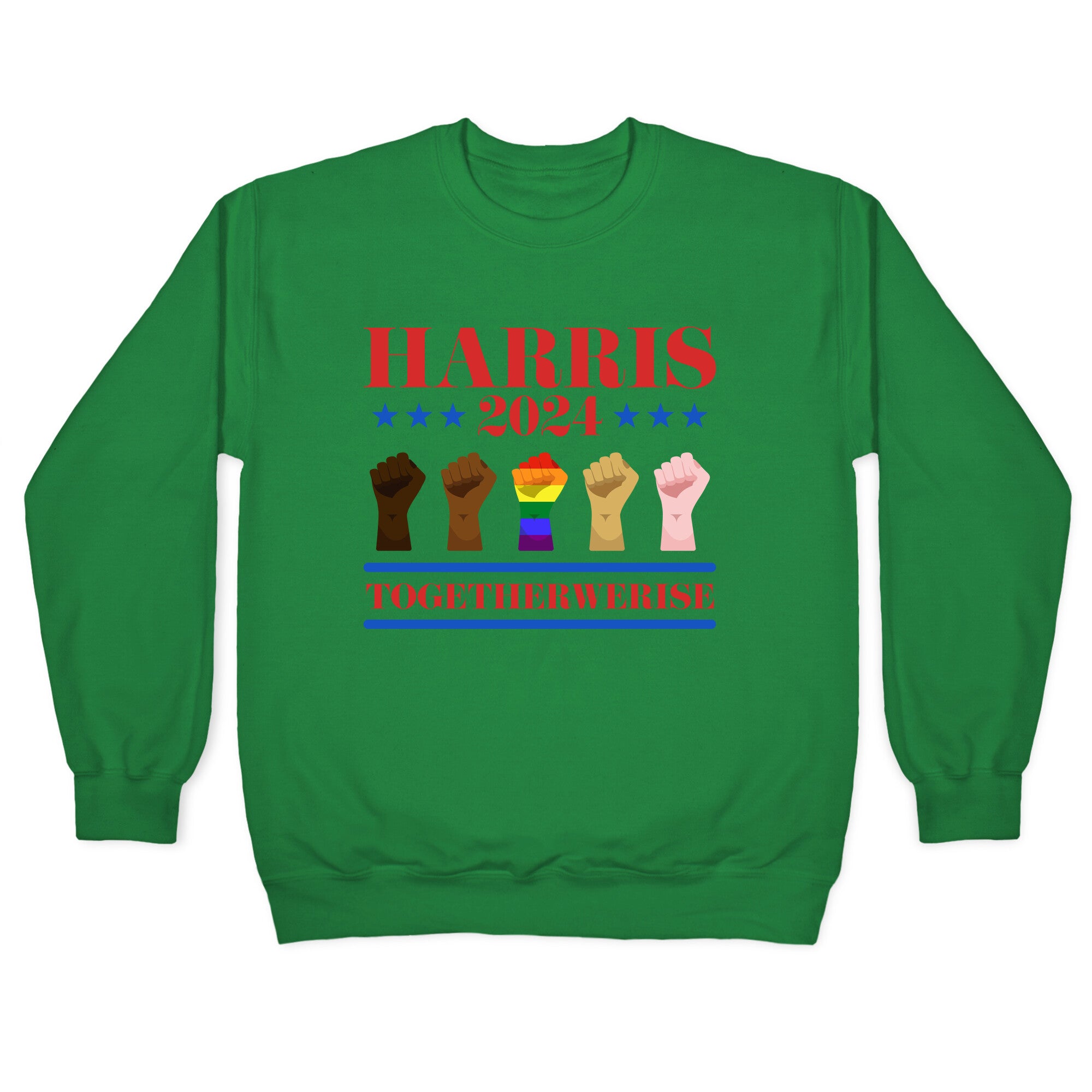Together We Rise Harris 2024 Crewneck Sweatshirt