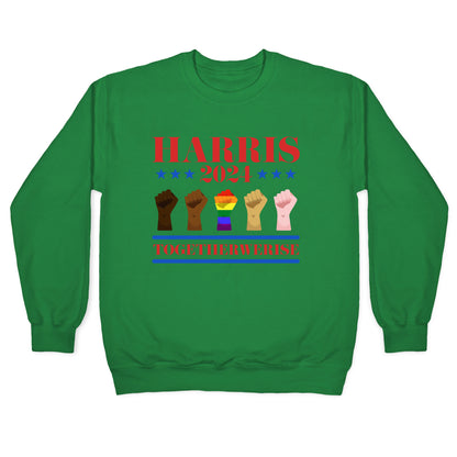 Together We Rise Harris 2024 Crewneck Sweatshirt