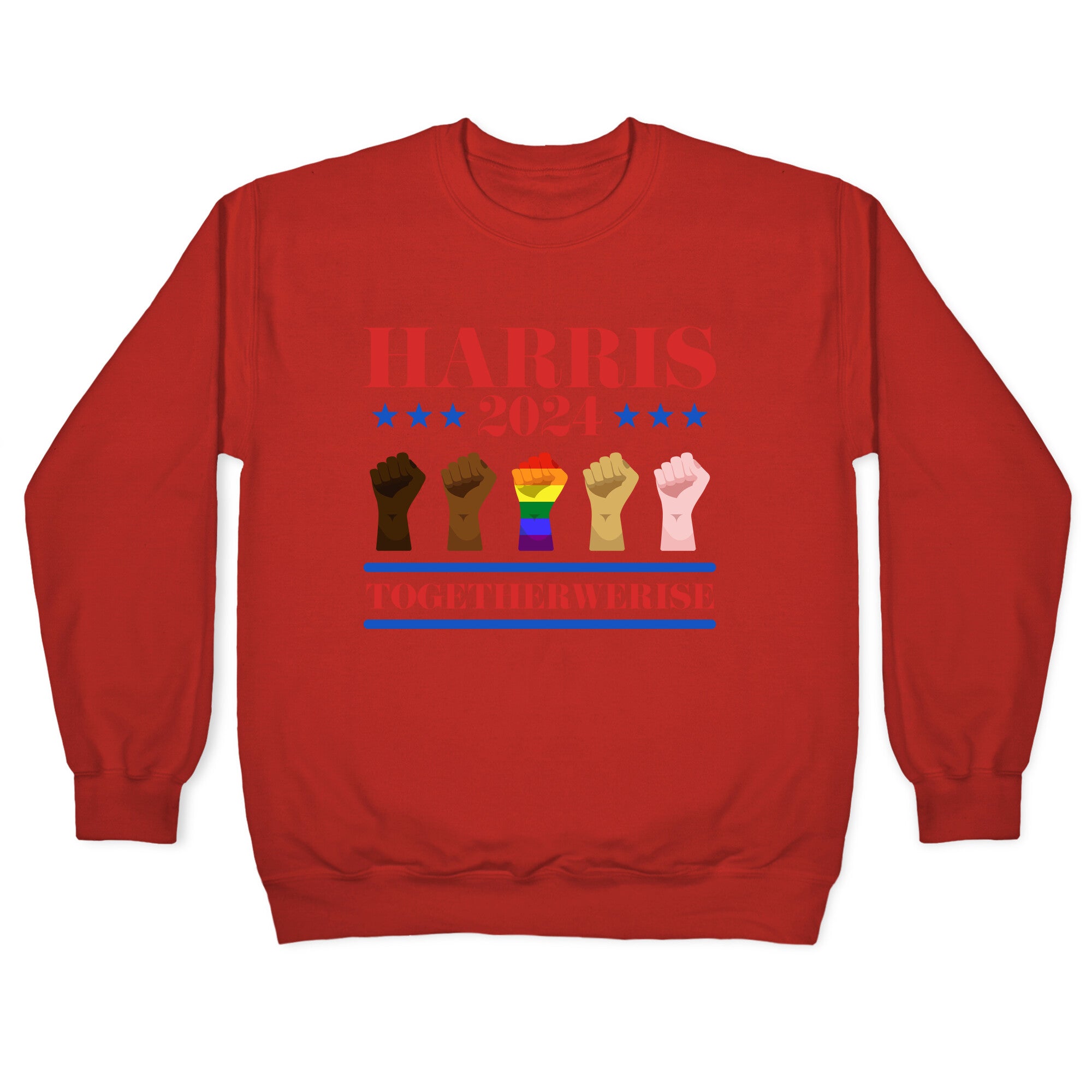 Together We Rise Harris 2024 Crewneck Sweatshirt