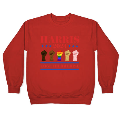 Together We Rise Harris 2024 Crewneck Sweatshirt