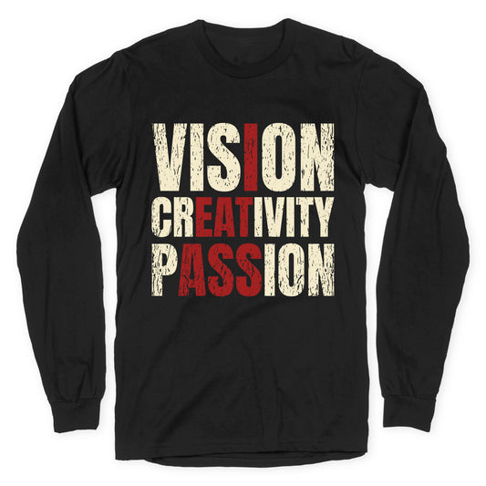 Vision Creativity Passion Longsleeve Tee