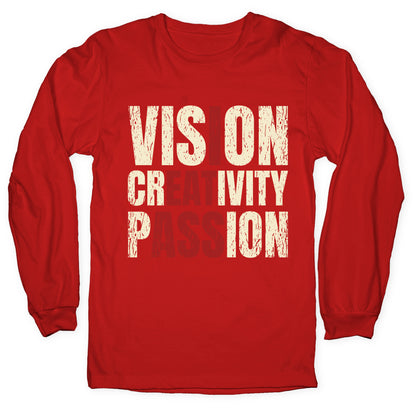 Vision Creativity Passion Longsleeve Tee