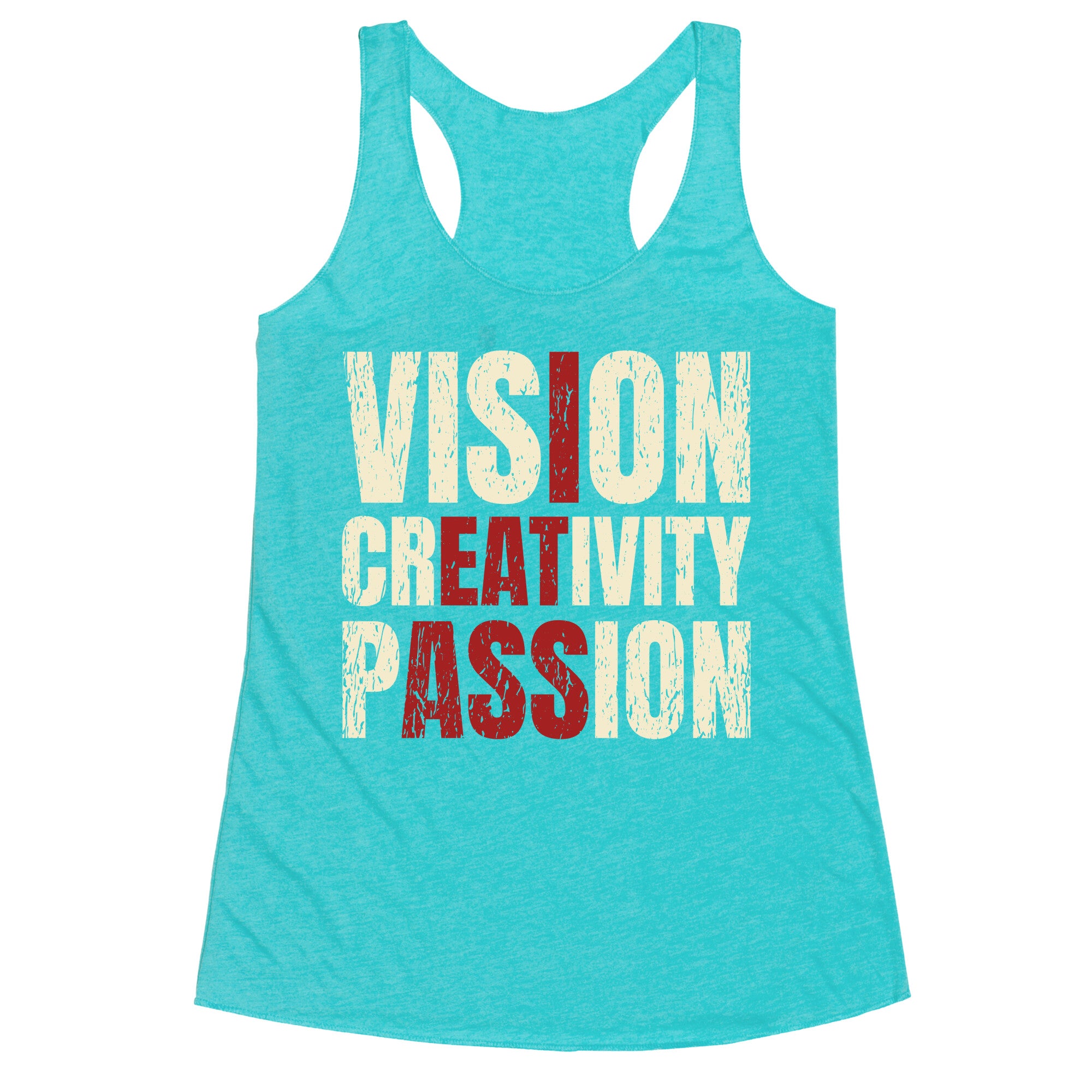 Vision Creativity Passion Racerback Tank
