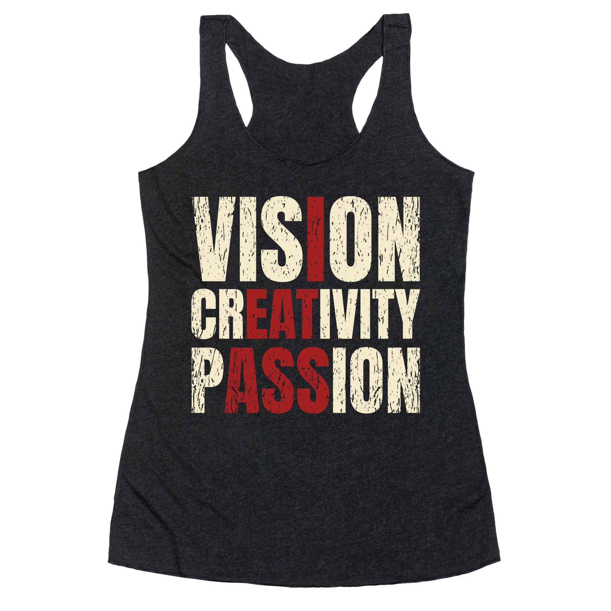 Vision Creativity Passion Racerback Tank