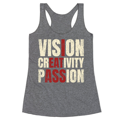 Vision Creativity Passion Racerback Tank