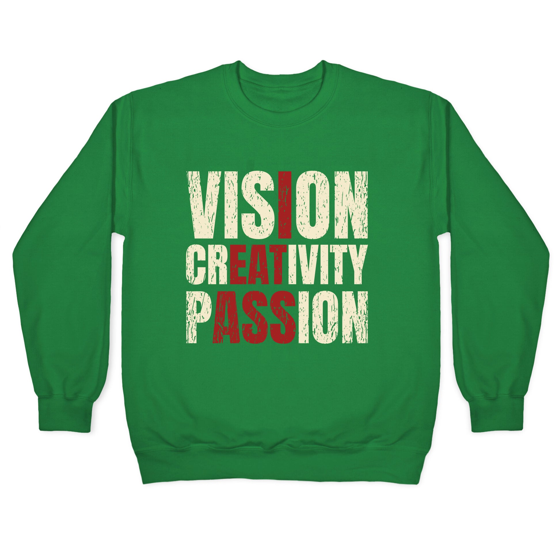 Vision Creativity Passion Crewneck Sweatshirt