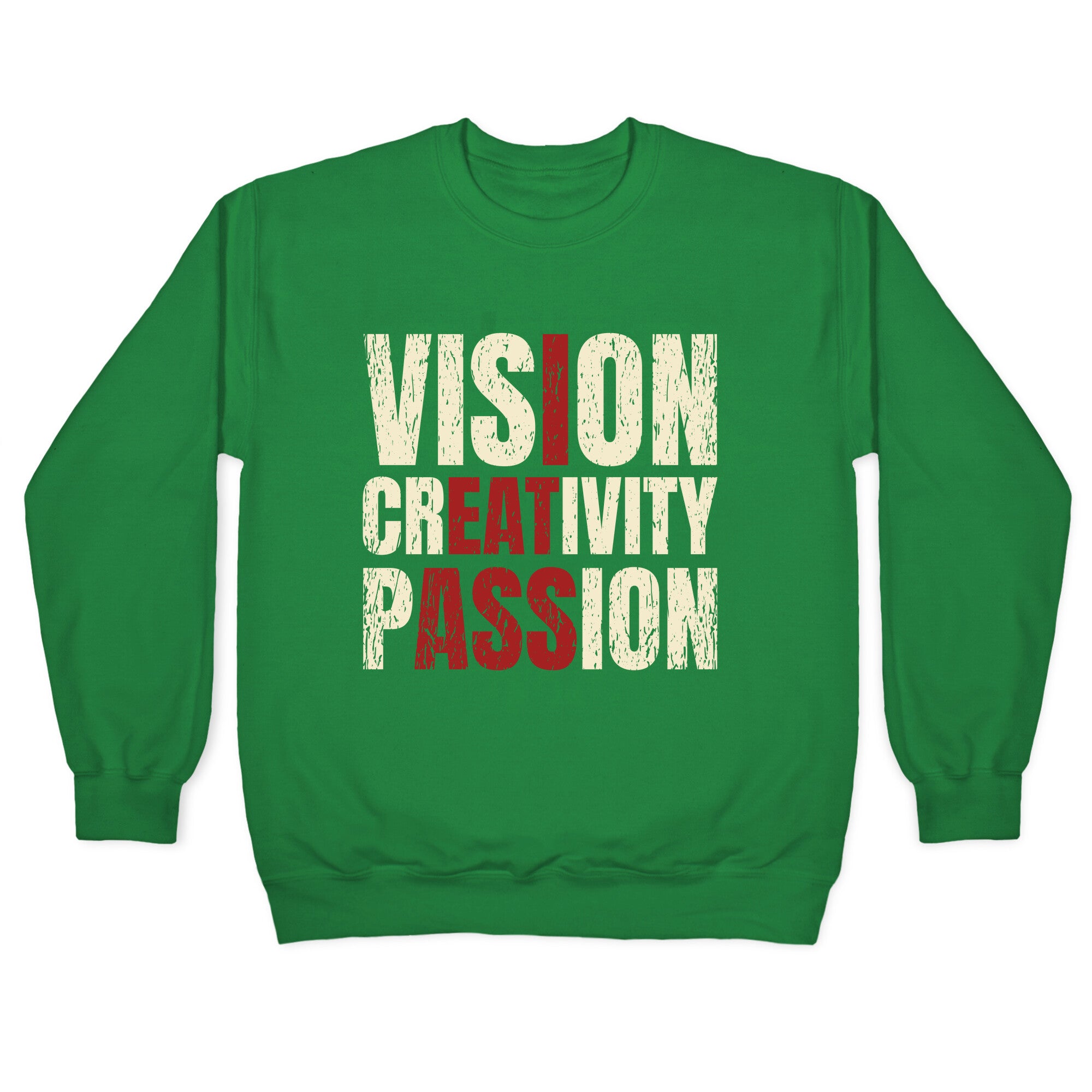Vision Creativity Passion Crewneck Sweatshirt