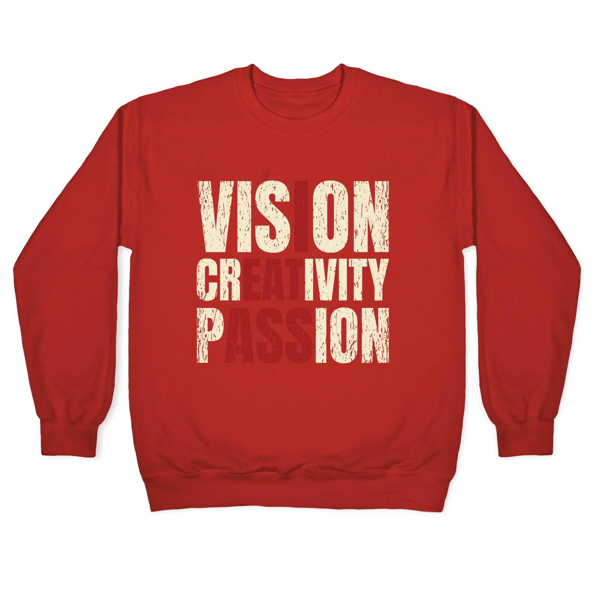 Vision Creativity Passion Crewneck Sweatshirt