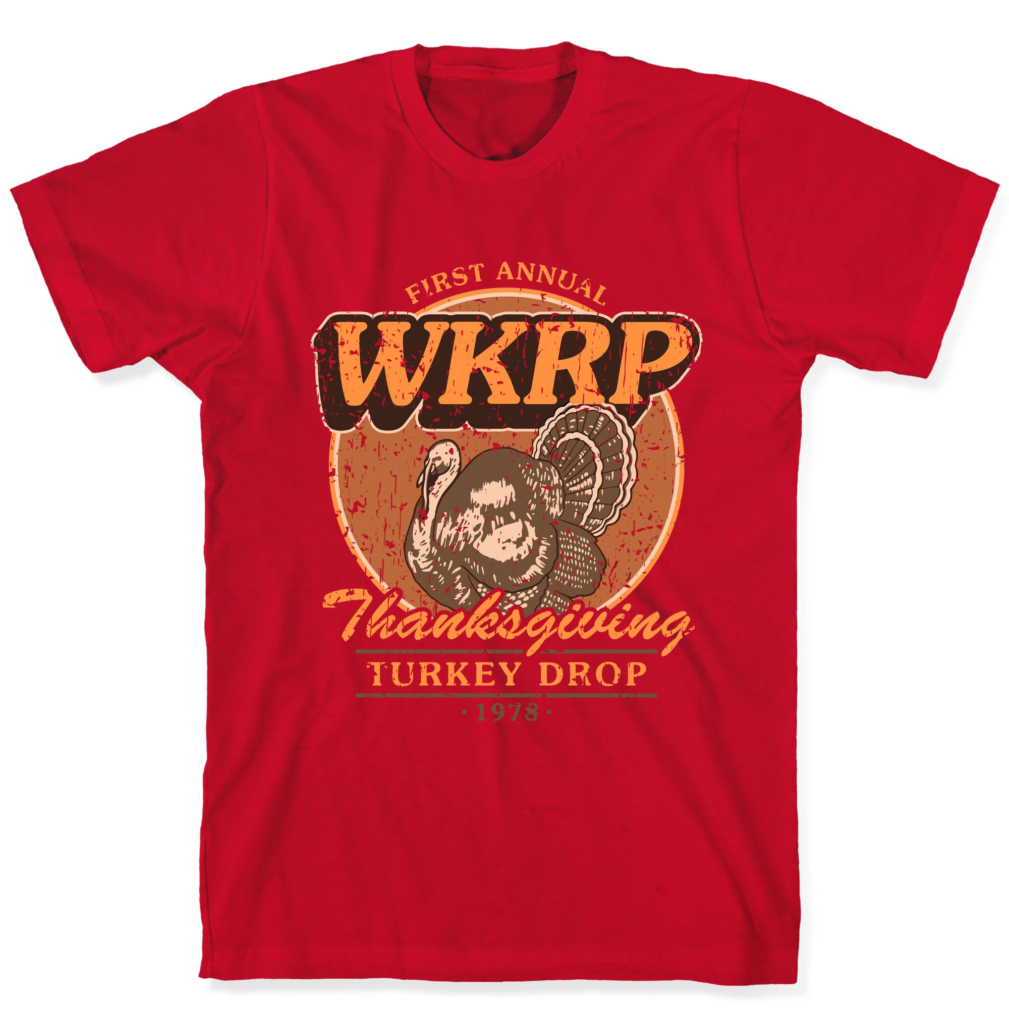 WKRP Turkey Drop T-Shirt