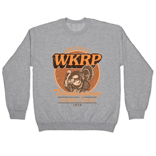 WKRP Turkey Drop Crewneck Sweatshirt
