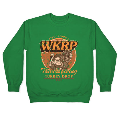 WKRP Turkey Drop Crewneck Sweatshirt