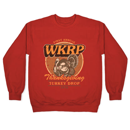 WKRP Turkey Drop Crewneck Sweatshirt
